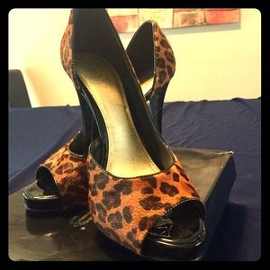 Bebe Leopard heels